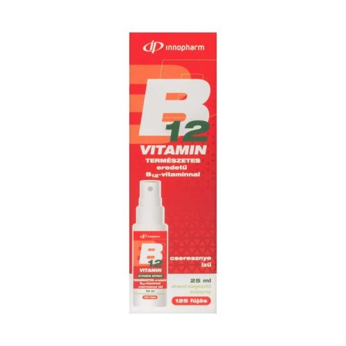 InnoPharm B12-vitamin szájspray cseresznye ízű (25ml)