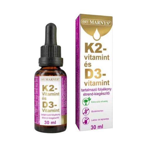 Marnys K2- és D3- vitamin folyékony étrend-kiegészítő (30ml)