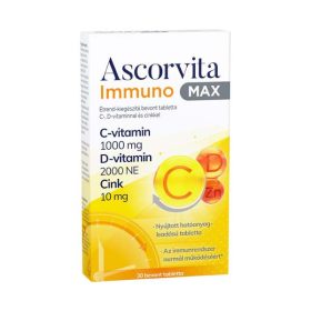 Ascorvita Immuno Max bevont tabletta (30db)