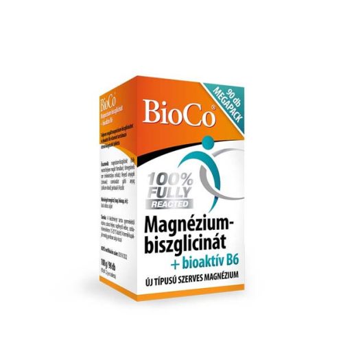 Bioco Magnézium-Biszglicinát + bioaktív B6-vitamin tabletta (90db)