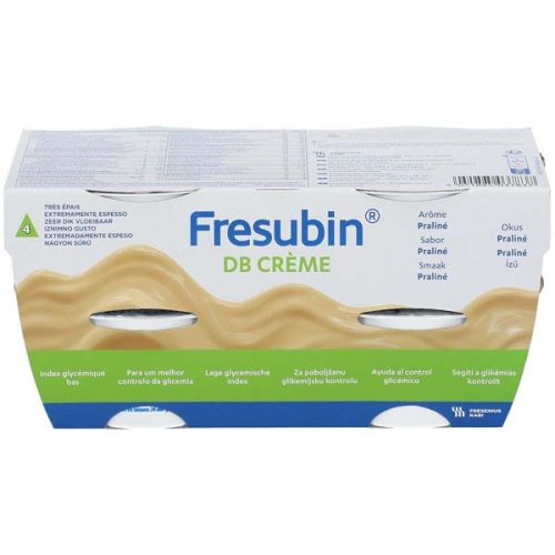 Fresubin DB Creme praliné ízű krém állagú speciális gyógyászati célra szánt élelmiszer (4x125g)