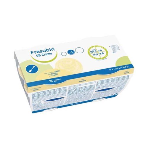 Fresubin DB Creme vanília ízű krém állagú speciális gyógyászati célra szánt élelmiszer (4x125g)