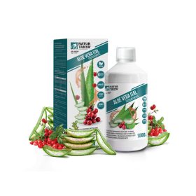   Natur Tanya S. 100%-os Aloe vera ital tőzegáfonyával és erdei gyümölccsel (1000ml)