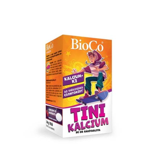 BioCo Tini Kalcium cseresznye ízű rágótabletta (90db)