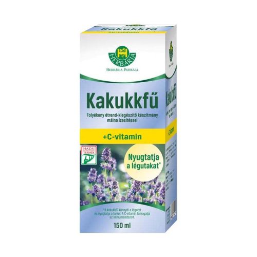 Herbária Kakukkfű szirup málna ízesítéssel (150 ml)