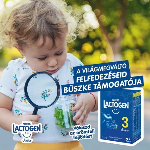 Lactogen Junior 3 tejalapú anyatej-kiegészítő tápszer 12 hó+ (500g)