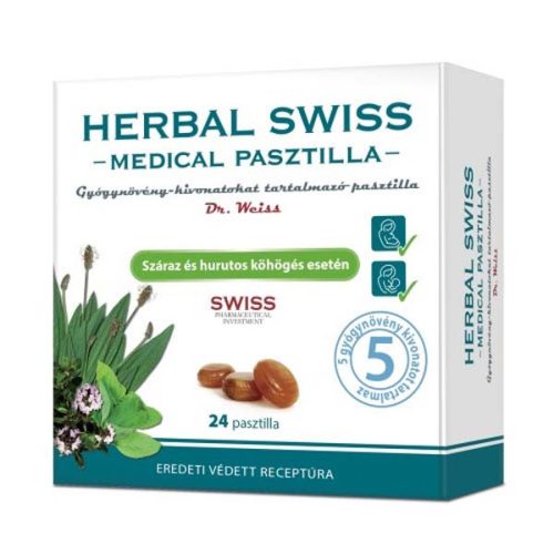 Herbal Swiss Medical Pasztilla (24db)