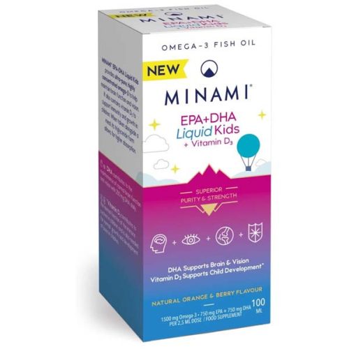 MINAMI EPA+DHA Liquid Kids+VitaminD3 (100ml)