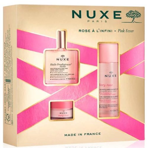 NUXE Pink Fever ajándékszett (3db)