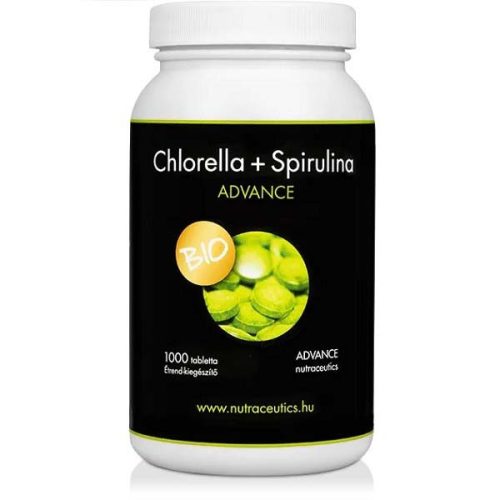 ADVANCE Nutraceutics Chlorella + Spirulina tabletta (1000db)
