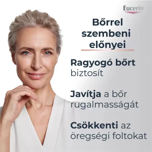 Eucerin Hyaluron-Filler + Elasticity Bőrtömörséget regeneráló nappali arckrém Rose SPF30 (50ml)