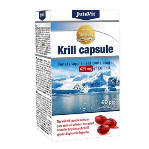 JutaVit Krill olaj 625mg lágyzselatin kapszula (60db)