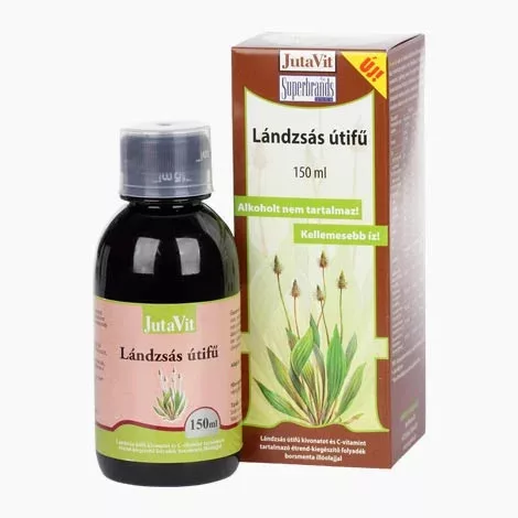 JutaVit Lándzsás útifű szirup cukormentes (150ml)
