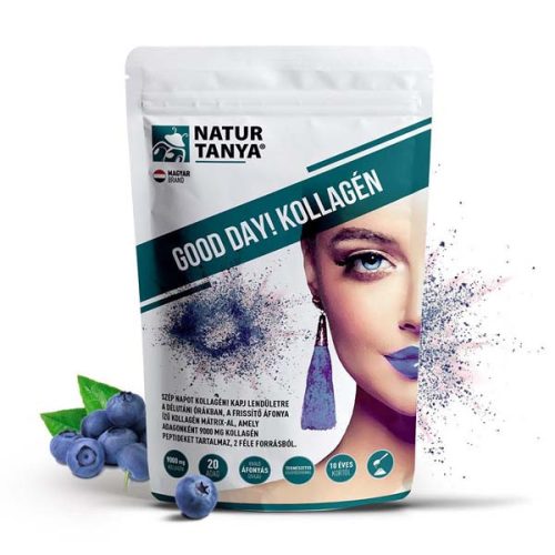 Natur Tanya GOOD DAY! Kollagén por frissítő áfonya ízben (237g)