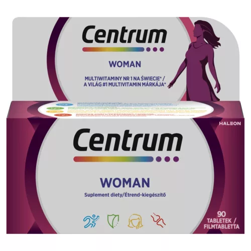 CENTRUM Woman multivitamin filmtabletta (90db)