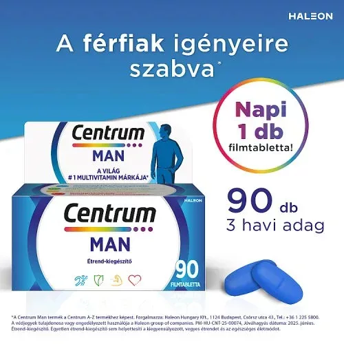 Centrum Man multivitamin filmtabletta (90db)