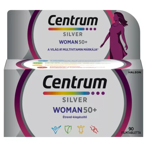 Centrum Silver Woman 50+ multivitamin filmtabletta (90db)