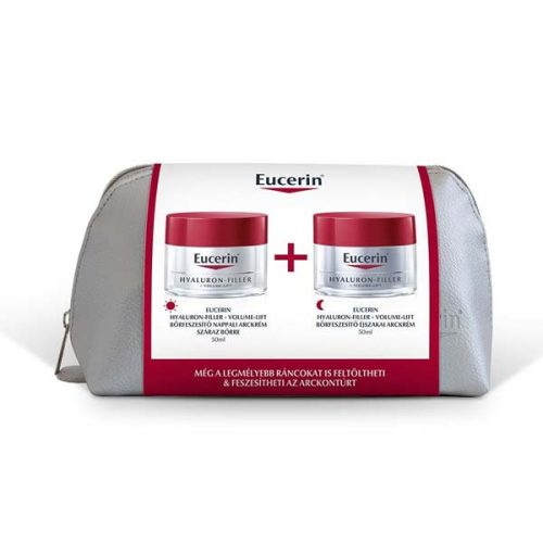 Eucerin Haluron-Filler + Volume Lift bőrfeszesítő arckrém csomag száraz bőrre (2  x 50ml)