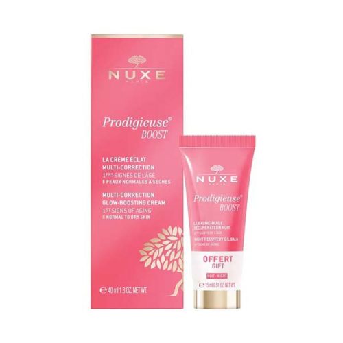 Nuxe Prodigieuse Boost Nappali Krém + Mini Éjszakai Krém Szett (40ml + 15ml)