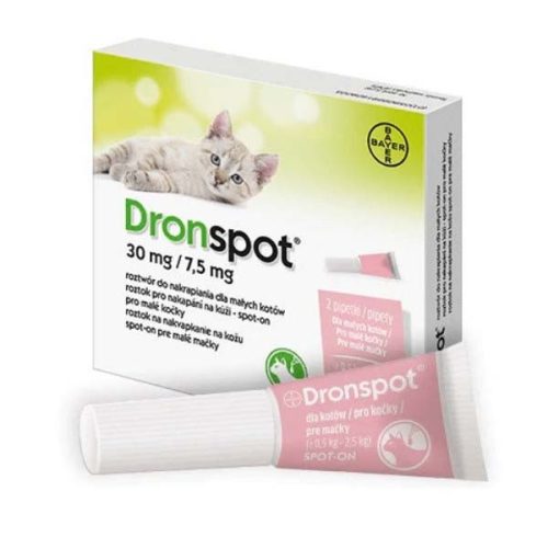 DronSpot Féreghajtó Spot-On kistestű macskáknak (2 x 0,35ml)