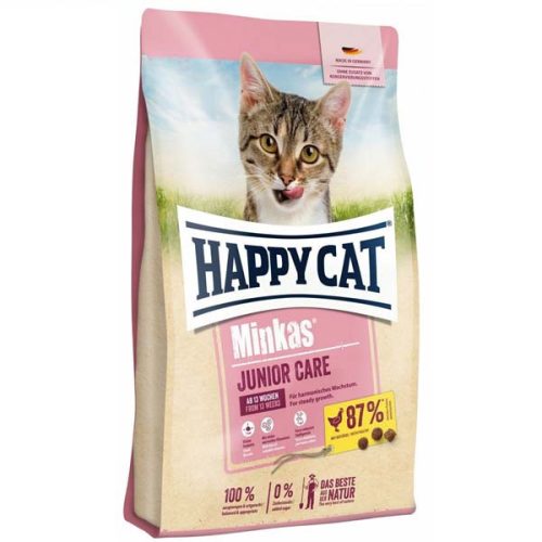 Happy Cat Minkas Junior Care táp speciálisan fiatal macskák számára (1,5 kg)