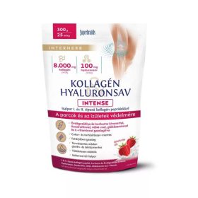  Interherb Kollagén Hyaluronsav Intense eperkrém ízű italpor (300g)