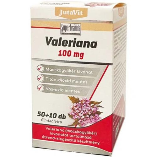 JutaVit Valeriana 100mg tabletta (50+10db)