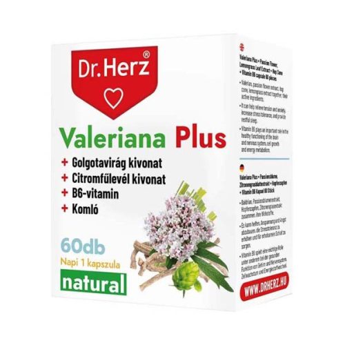 Dr. Herz Valeriana Plus kapszula (60db)
