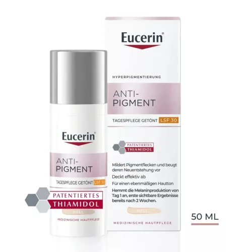 Eucerin Anti-Pigment színezett nappali arckrém light SPF30 (50ml)