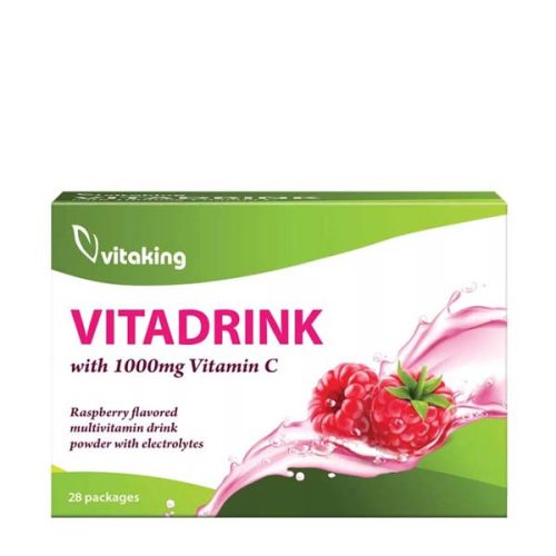 Vitaking Vitadrink málnás italpor (28 db)