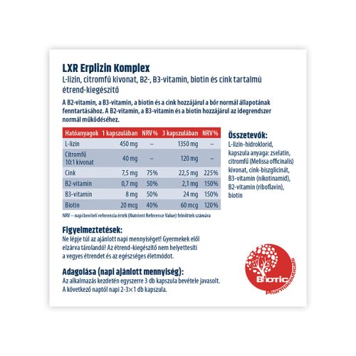 LXR Erplizin Komplex (30 db)