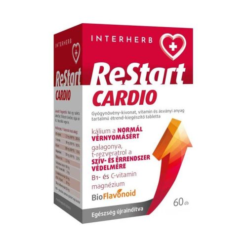 Interherb ReStart Cardio tabletta (60db)