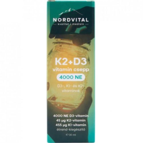 Nordvital D3+K2 csepp (30 ml)