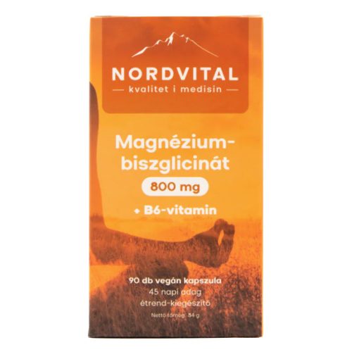 Nordvital Magnézium-biszglicinát kapszula (90 db)