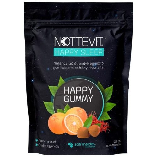 Nottevit Happy Sleep Happy Gummy narancs ízű gumitabletta (20db)