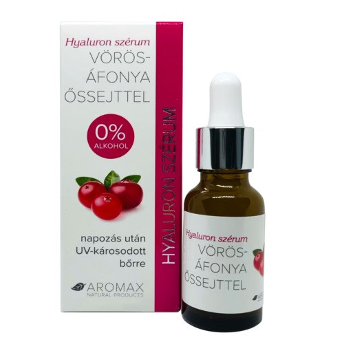Aromax Hyaluron Szérum vörösáfonya őssejttel (20 ml)