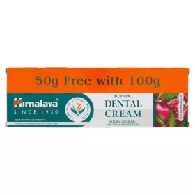   Himalaya Herbals ajurvédikus fogkrém természetes fluoriddal (100 + 50 g)