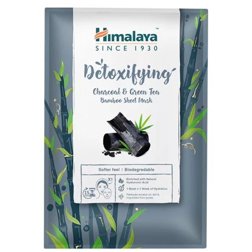 Himalaya Méregtelenítő bambusz textilmaszk aktív szénnel és zöld teával (30ml)