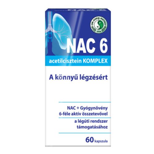 Dr. Chen NAC 6 Acetilcisztein Komplex kapszula (60 db)