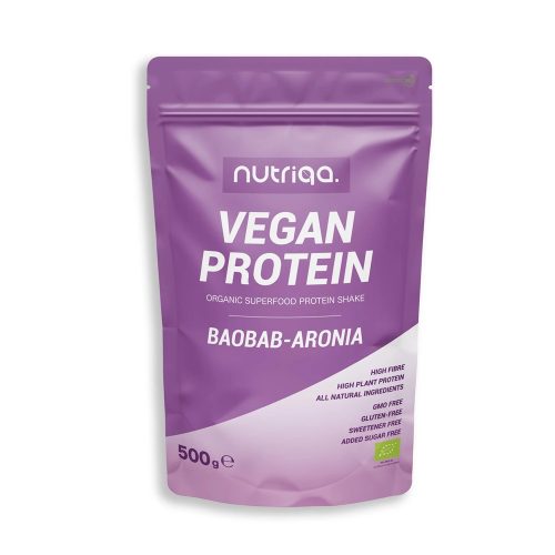 Nutriqa Bio Vegán Baobab-Aronia Proteinmix (500 g)