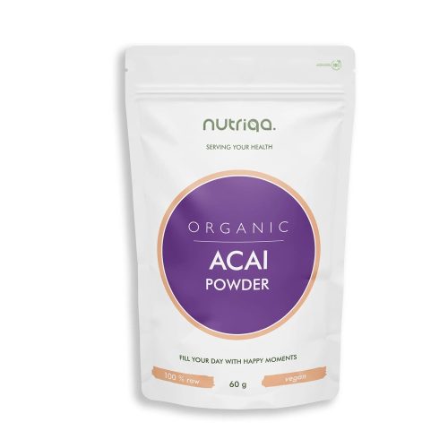 Nutriqa Bio Acai Gyümölcsbogyó por (60 g)