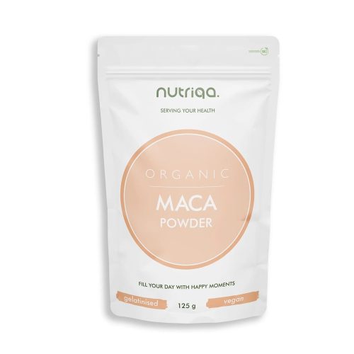 Nutriqa Zselatinizált Bio maca-gyökér por (125g)