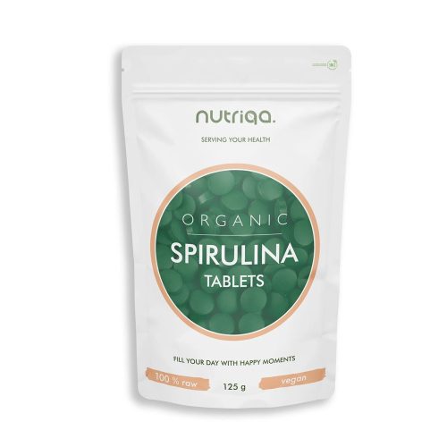 Nutriqa Bio Spirulina Alga Tabletta (125 g)