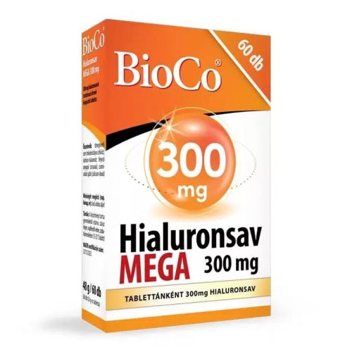 BioCo Hialuronsav MEGA 300mg tabletta (60db)