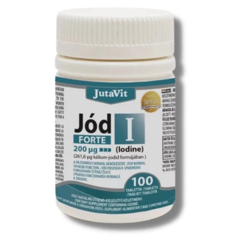 JutaVit Jód Forte 200µg tabletta (100db)