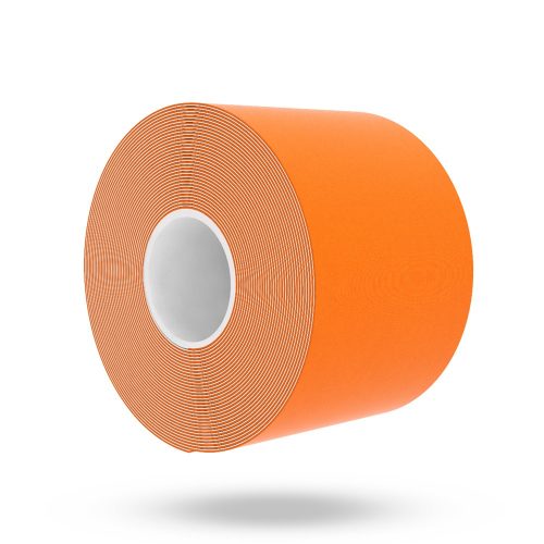 GymBeam K Tape kineziológiai tapasz narancs (5 m x 5 cm)