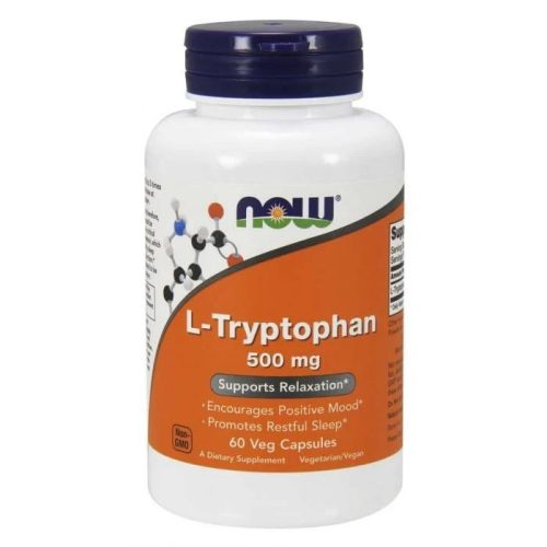  NOW L-triptofán 500 mg kapszula (60db)