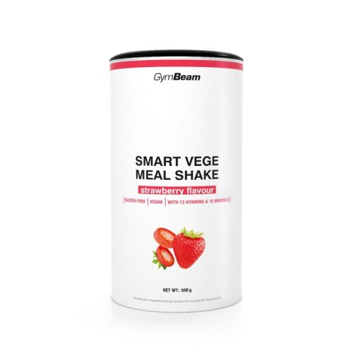 GymBeam Smart Vege Meal Shake epres ízesítéssel (500g)