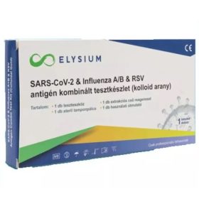   Elysium SARS-CoV-2 & influenza A+B & RSV Ag kombinált gyorsteszt (1 db) 