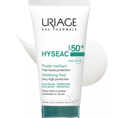URIAGE Hyséac Fluid SPF50+ Mattító fényvédő zsíros bőrre (50ml)